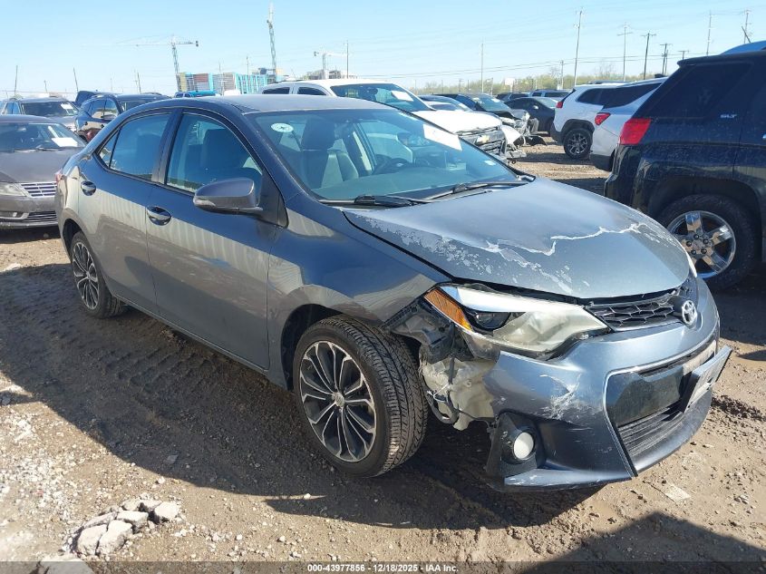 2014 Toyota Corolla S Plus VIN: 5YFBURHE2EP016909 Lot: 43977856