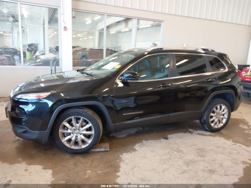 2016 Jeep Cherokee Limited VIN: 1C4PJLDB8GW116434 Lot: 43977892