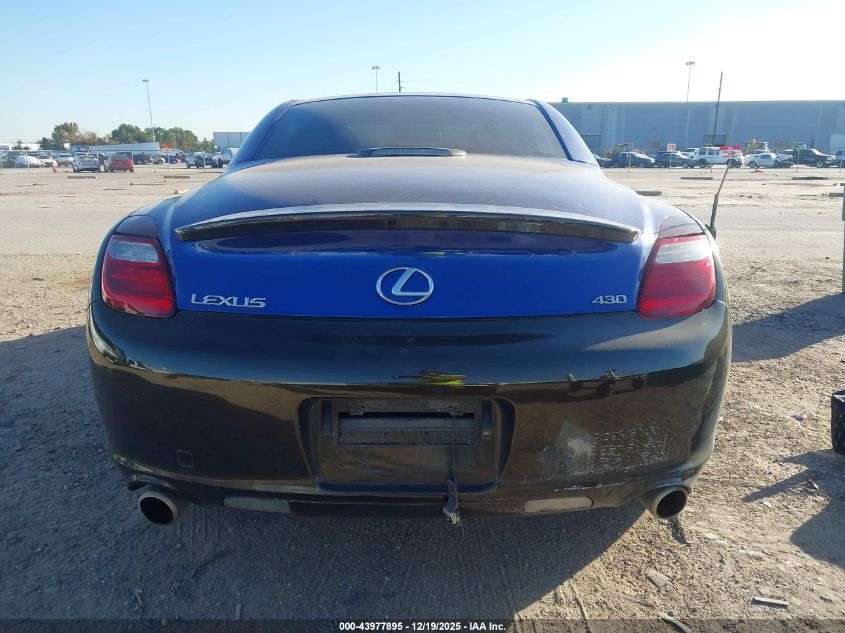 2004 Lexus Sc 430 VIN: JTHFN48Y640054064 Lot: 43977895