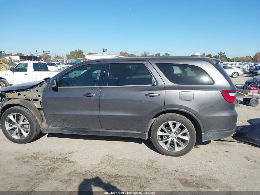 2014 Dodge Durango R/T VIN: 1C4SDHCTXEC576170 Lot: 43977899