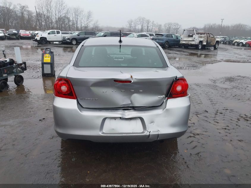 2013 Dodge Avenger Sxt VIN: 1C3CDZCB6DN619444 Lot: 43977904