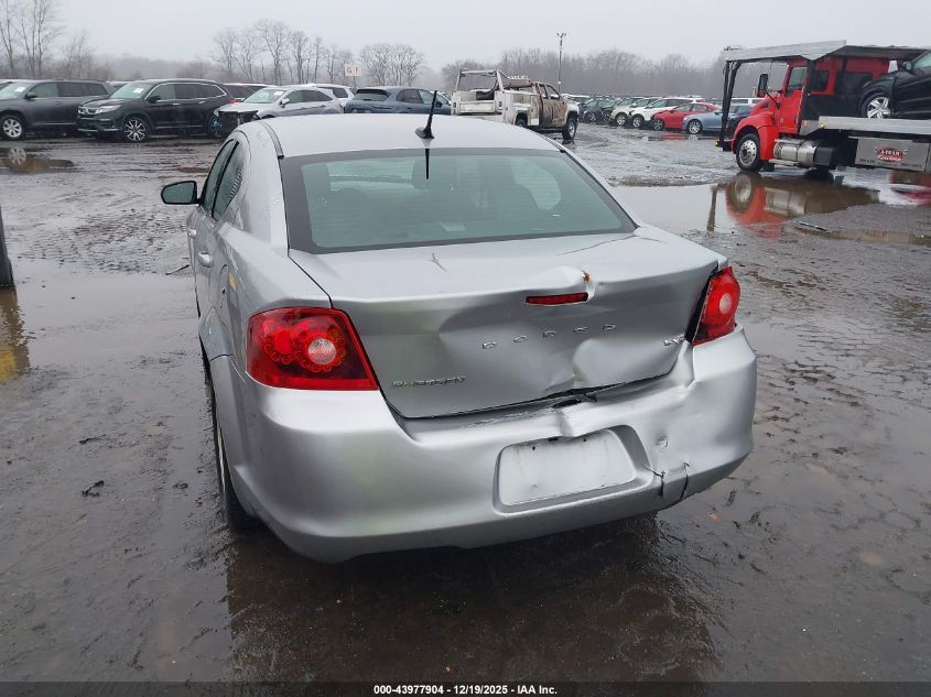 2013 Dodge Avenger Sxt VIN: 1C3CDZCB6DN619444 Lot: 43977904