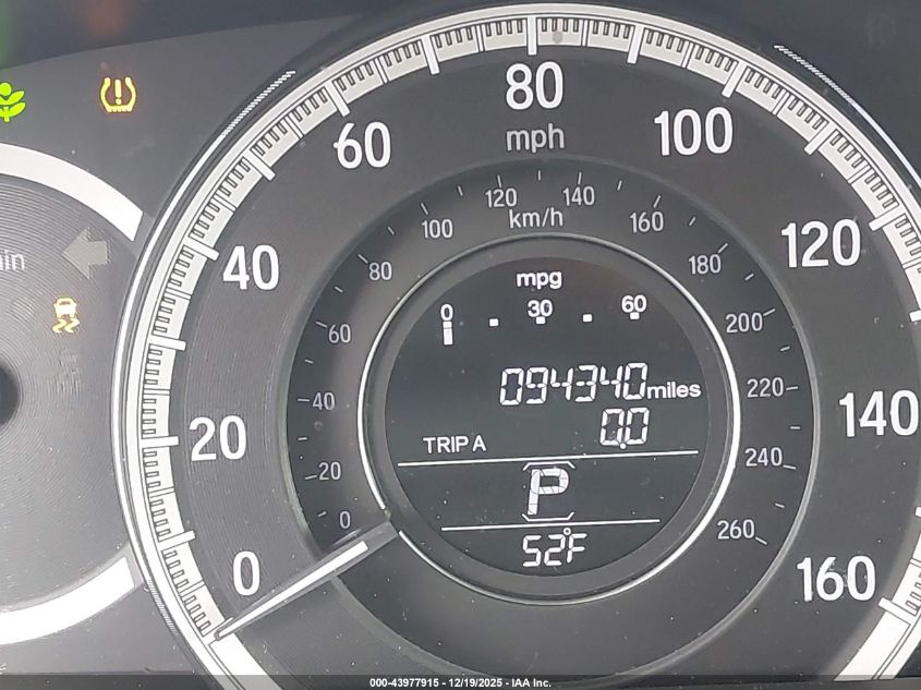 2017 Honda Accord Ex VIN: 1HGCR2F75HA274191 Lot: 43977915