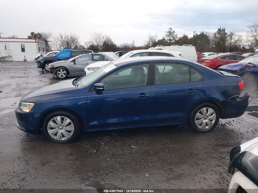 2012 Volkswagen Jetta 2.5L Se VIN: 3VWDP7AJ9CM381178 Lot: 43977943