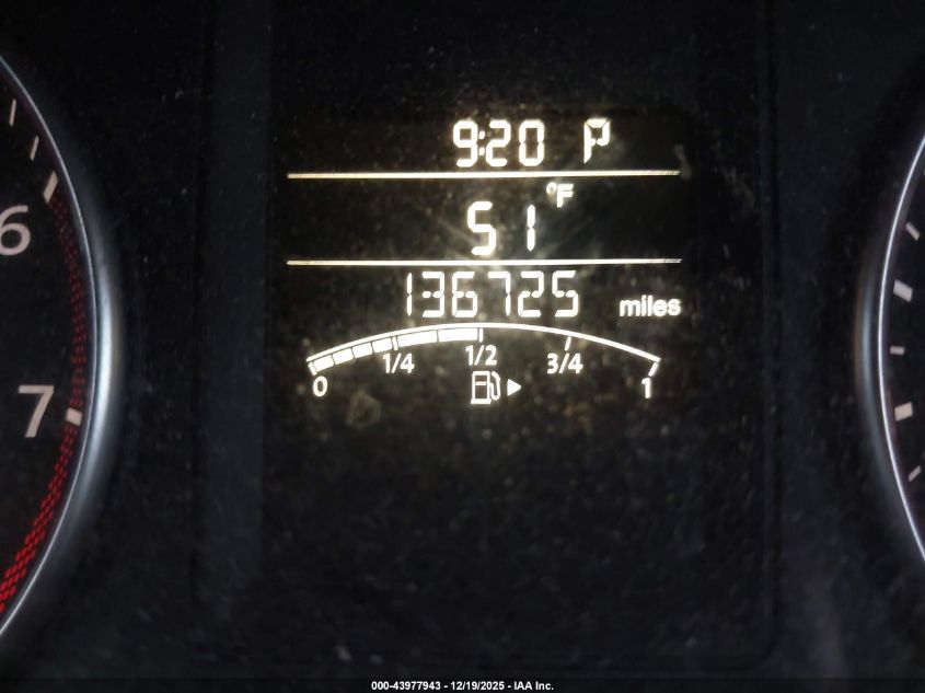 2012 Volkswagen Jetta 2.5L Se VIN: 3VWDP7AJ9CM381178 Lot: 43977943