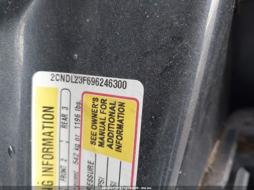 2009 Chevrolet Equinox Ls VIN: 2CNDL23F696246300 Lot: 43977972