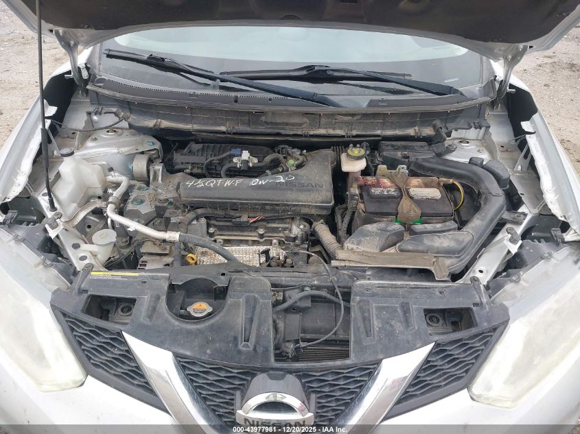 2015 Nissan Rogue Sv VIN: KNMAT2MV6FP511063 Lot: 43977981