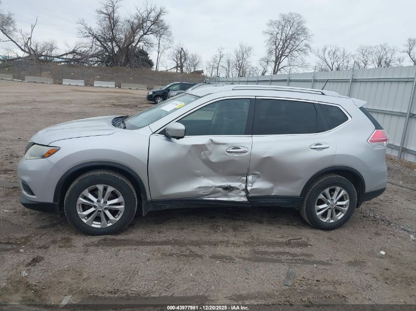 2015 Nissan Rogue Sv VIN: KNMAT2MV6FP511063 Lot: 43977981