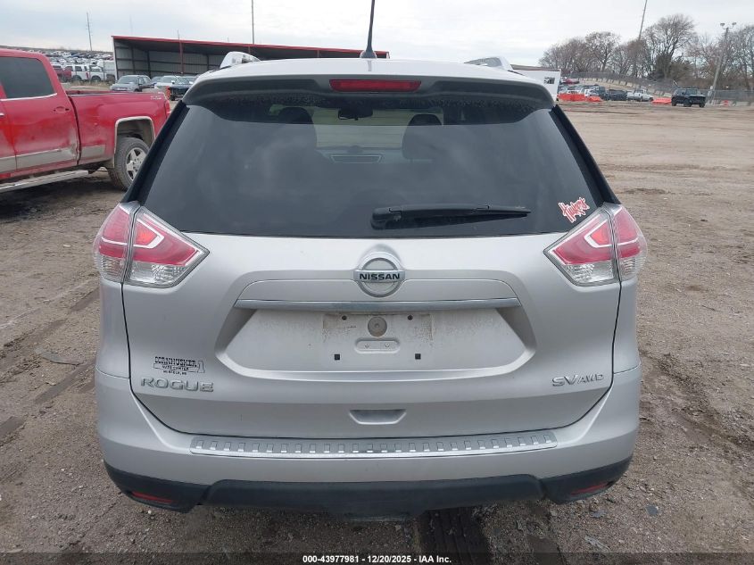 2015 Nissan Rogue Sv VIN: KNMAT2MV6FP511063 Lot: 43977981