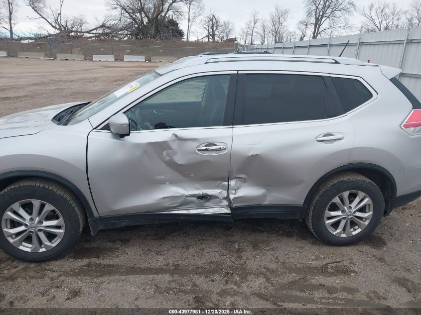 2015 Nissan Rogue Sv VIN: KNMAT2MV6FP511063 Lot: 43977981