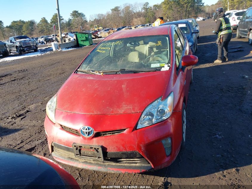 2013 Toyota Prius Two VIN: JTDKN3DUXD5571884 Lot: 43977986