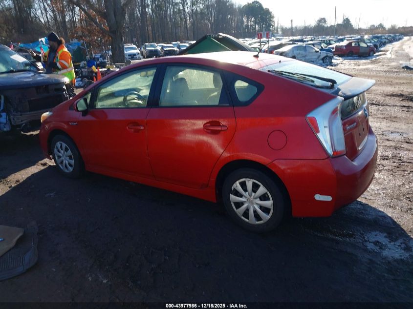 2013 Toyota Prius Two VIN: JTDKN3DUXD5571884 Lot: 43977986