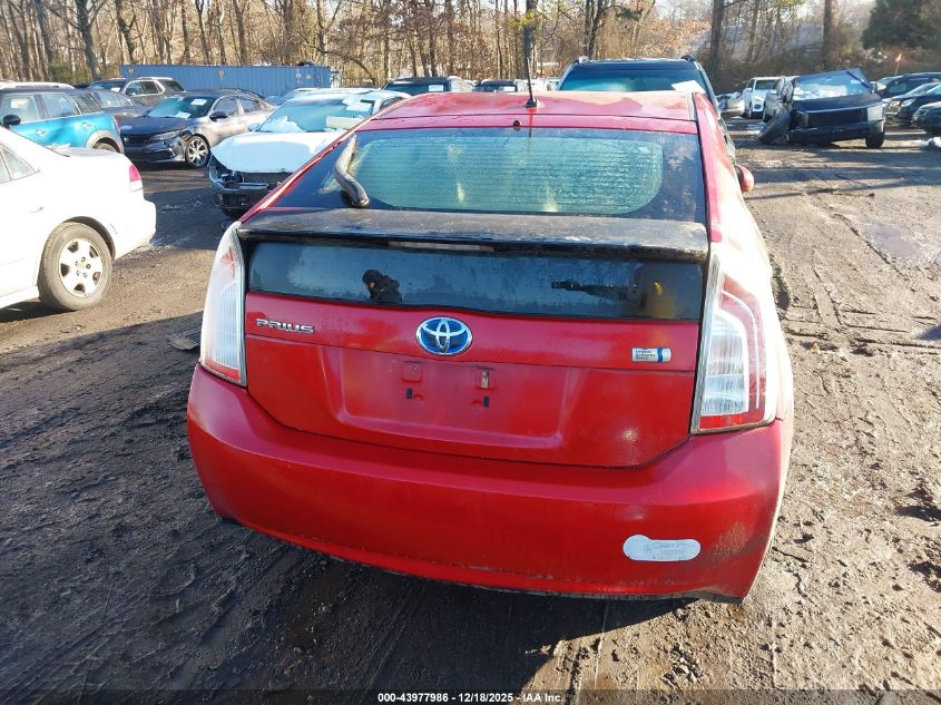 2013 Toyota Prius Two VIN: JTDKN3DUXD5571884 Lot: 43977986