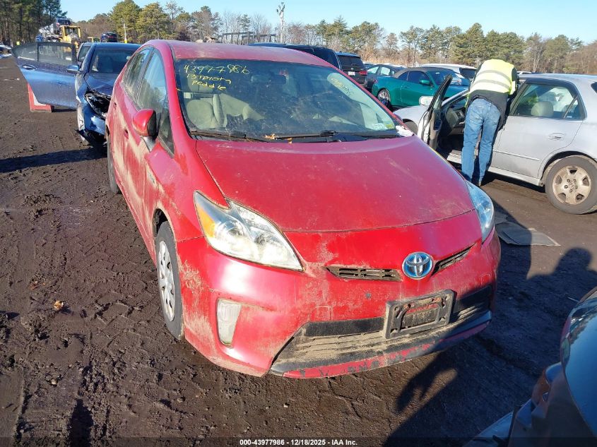 2013 Toyota Prius Two VIN: JTDKN3DUXD5571884 Lot: 43977986