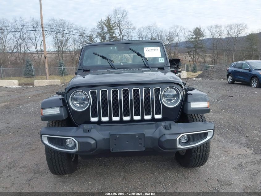 2022 Jeep Wrangler Unlimited Sahara 4X4 VIN: 1C4HJXEG9NW217839 Lot: 43977993