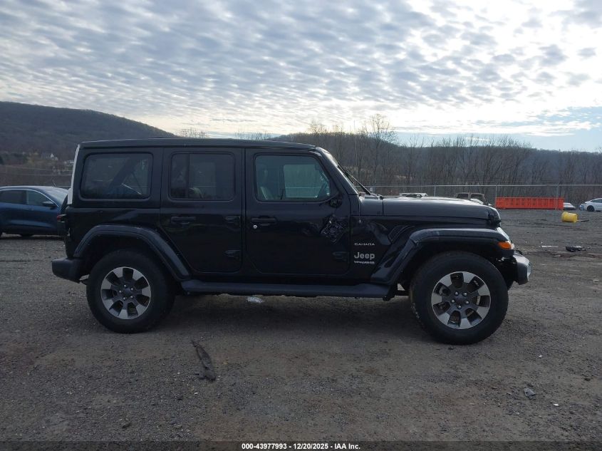 2022 Jeep Wrangler Unlimited Sahara 4X4 VIN: 1C4HJXEG9NW217839 Lot: 43977993