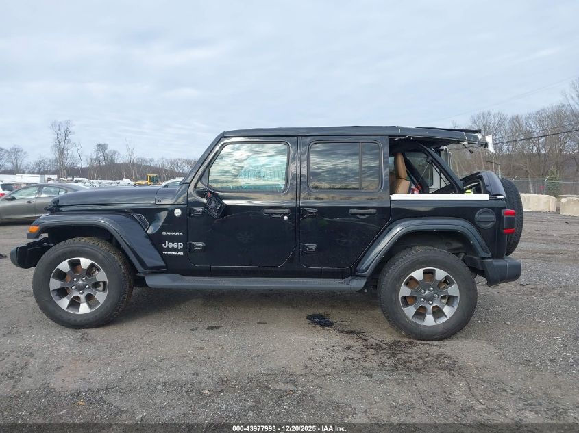 2022 Jeep Wrangler Unlimited Sahara 4X4 VIN: 1C4HJXEG9NW217839 Lot: 43977993