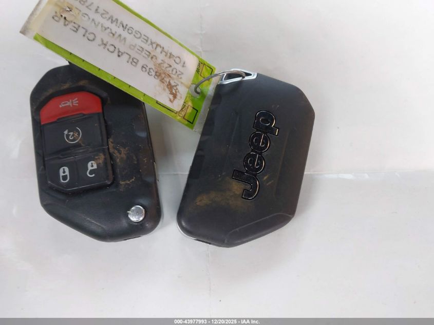 2022 Jeep Wrangler Unlimited Sahara 4X4 VIN: 1C4HJXEG9NW217839 Lot: 43977993