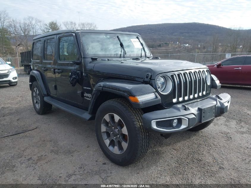 2022 Jeep Wrangler Unlimited Sahara 4X4 VIN: 1C4HJXEG9NW217839 Lot: 43977993