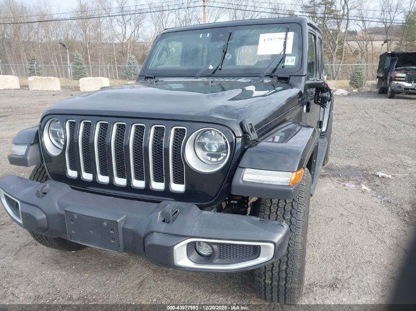 2022 Jeep Wrangler Unlimited Sahara 4X4 VIN: 1C4HJXEG9NW217839 Lot: 43977993