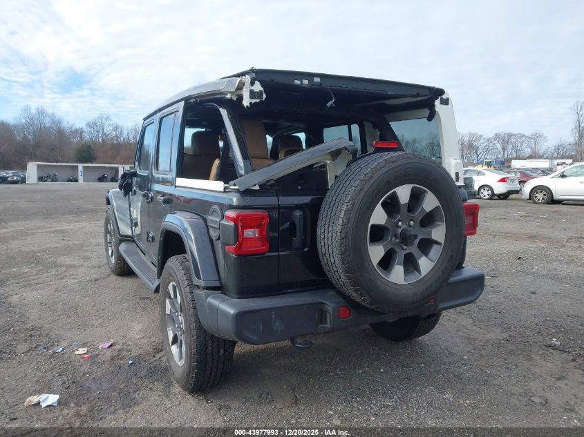 2022 Jeep Wrangler Unlimited Sahara 4X4 VIN: 1C4HJXEG9NW217839 Lot: 43977993