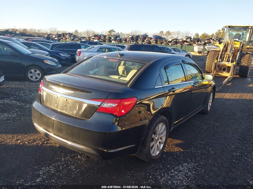 2012 Chrysler 200 2.4 Touring Black Lot 111043978004 Vin 1C3CCBBB5CN124808