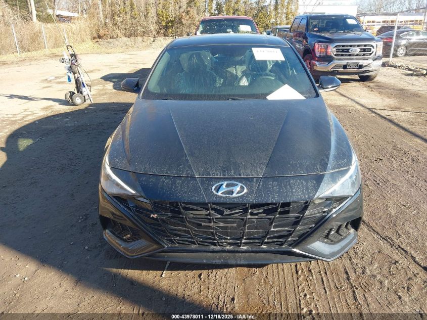 2023 Hyundai Elantra N Line VIN: KMHLR4AF2PU618612 Lot: 43978011
