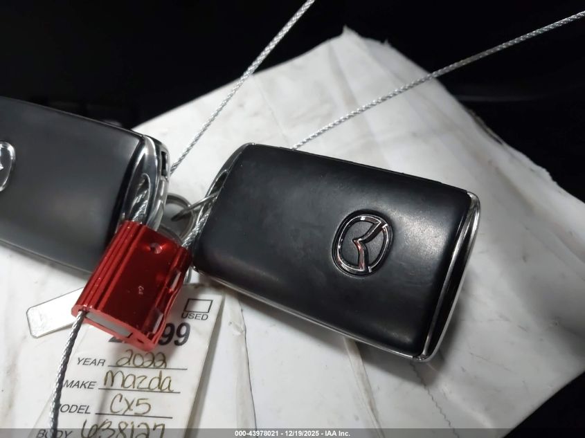 2022 Mazda Cx-5 2.5 Turbo VIN: JM3KFBAY4N0638127 Lot: 43978021