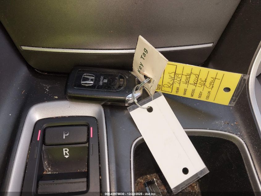 2019 Honda Accord Ex-L 2.0T VIN: 1HGCV2F55KA028582 Lot: 43978030