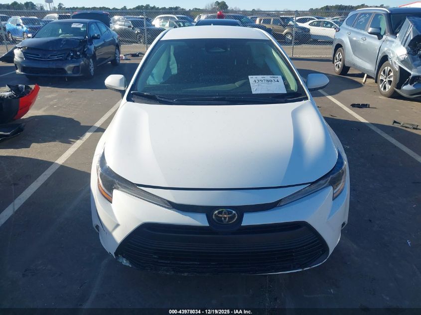 2026 Toyota Corolla Le VIN: 5YFB4MDE8TP387708 Lot: 43978034