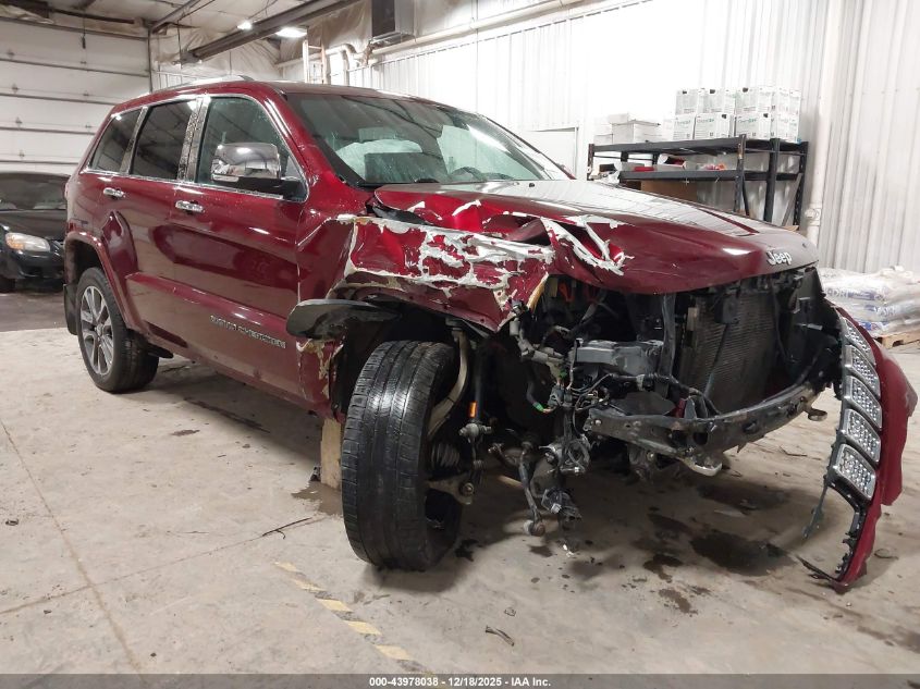 2018 Jeep Grand Cherokee Overland 4X4 VIN: 1C4RJFCG8JC211219 Lot: 43978038