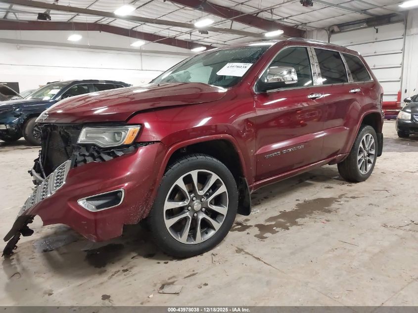 2018 Jeep Grand Cherokee Overland 4X4 VIN: 1C4RJFCG8JC211219 Lot: 43978038