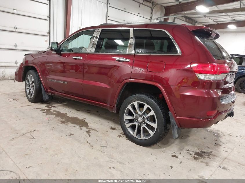 2018 Jeep Grand Cherokee Overland 4X4 VIN: 1C4RJFCG8JC211219 Lot: 43978038
