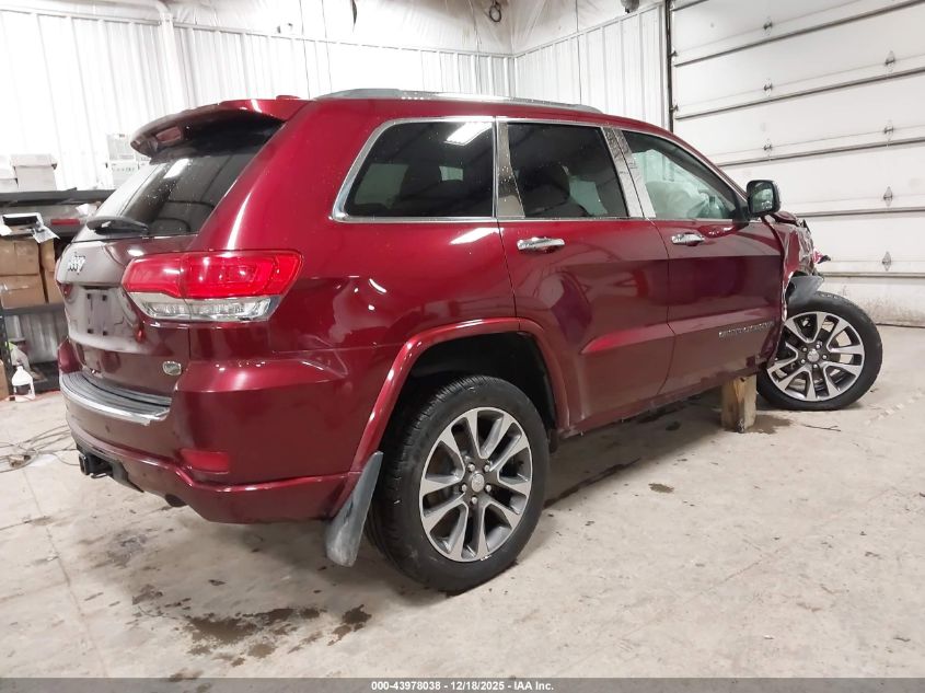 2018 Jeep Grand Cherokee Overland 4X4 VIN: 1C4RJFCG8JC211219 Lot: 43978038