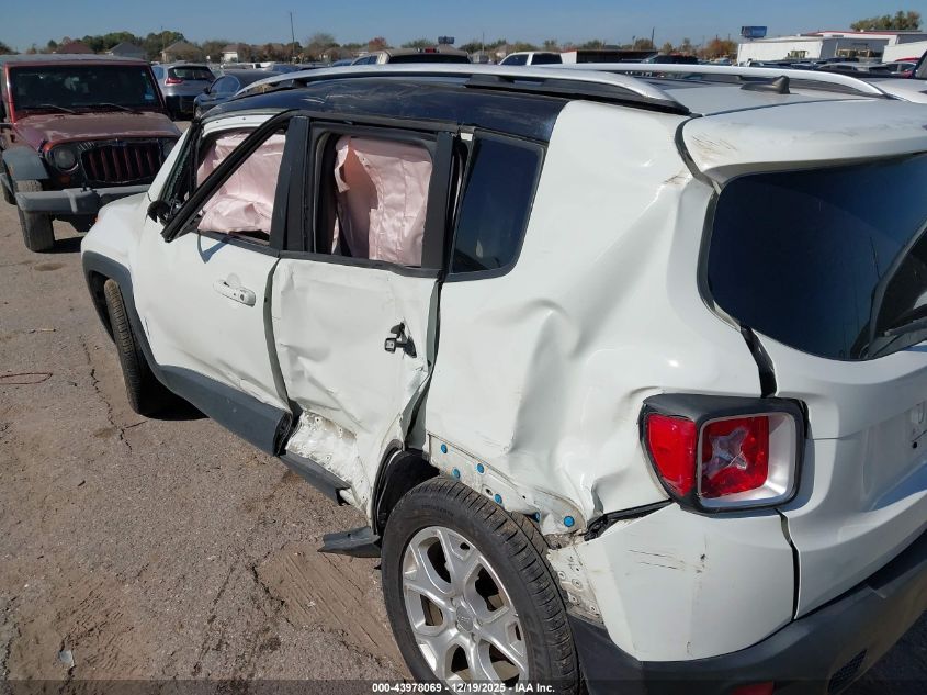 2016 Jeep Renegade Limited VIN: ZACCJADT7GPD38682 Lot: 43978069