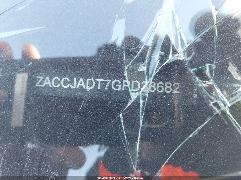 2016 Jeep Renegade Limited VIN: ZACCJADT7GPD38682 Lot: 43978069