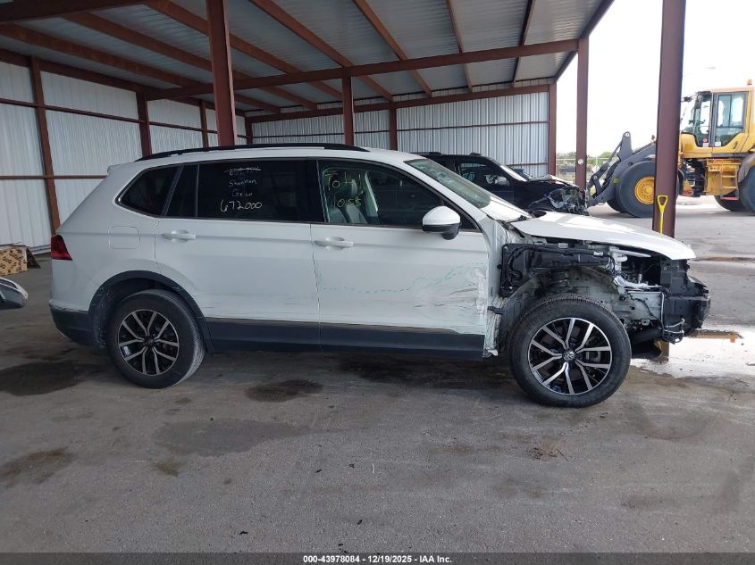 2021 Volkswagen Tiguan 2.0T Se/2.0T Se R-Line Black/2.0T Sel VIN: 3VV3B7AXXMM000572 Lot: 43978084