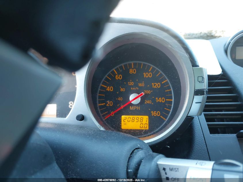 2006 Nissan 350Z Enthusiast VIN: JN1AZ34D16M331893 Lot: 43978092