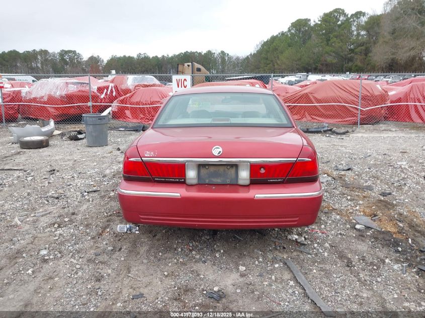 1999 Mercury Grand Marquis Ls VIN: 2MEFM75W5XX725334 Lot: 43978093