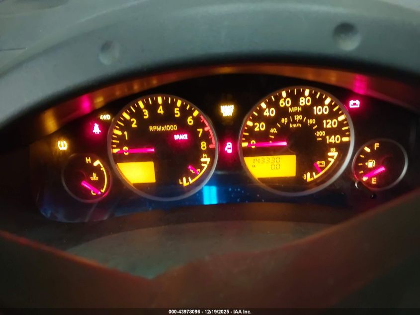 2008 Nissan Frontier Nismo Off Road VIN: 1N6AD06WX8C434891 Lot: 43978096