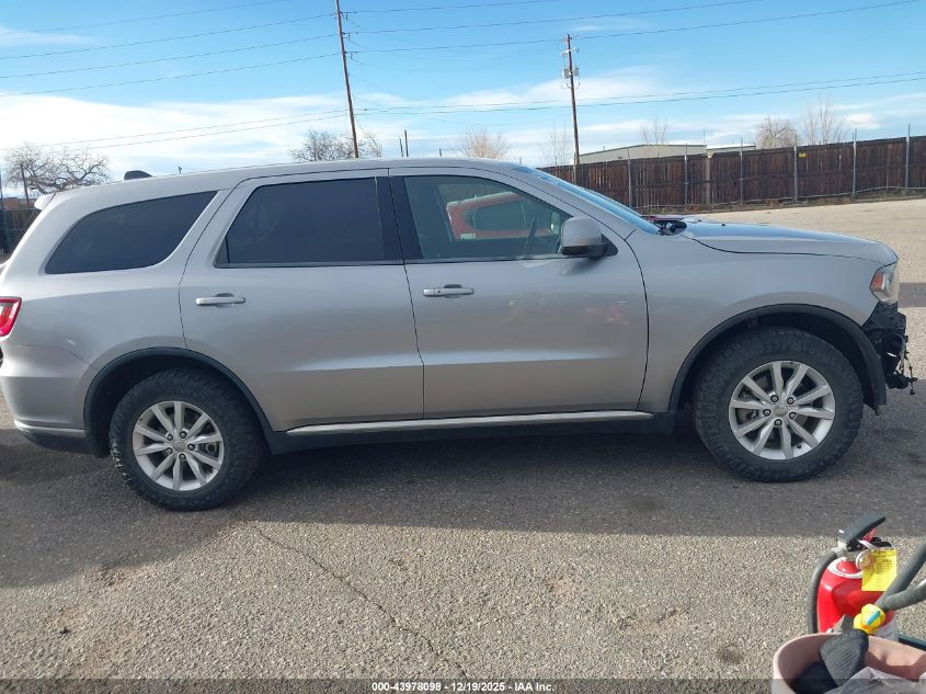 2016 Dodge Durango Sxt VIN: 1C4RDJAGXGC387677 Lot: 43978098