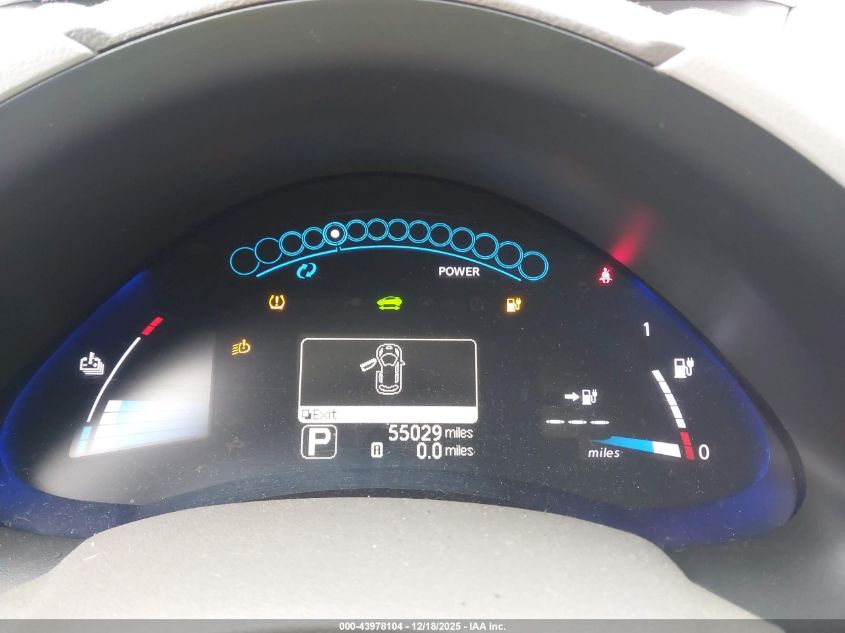 2012 Nissan Leaf Sl VIN: JN1AZ0CP6CT023050 Lot: 43978104