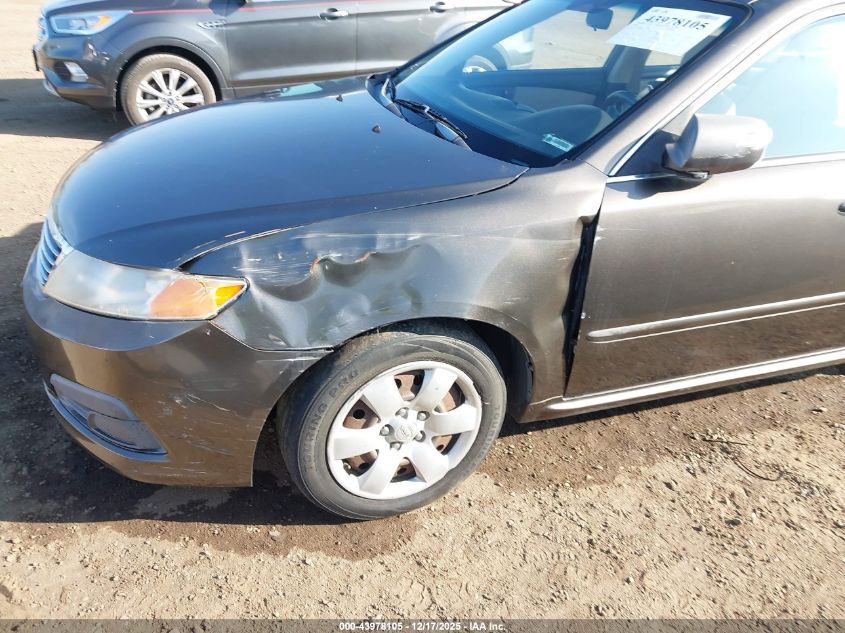 2009 Kia Optima Lx VIN: KNAGE228895317469 Lot: 43978105