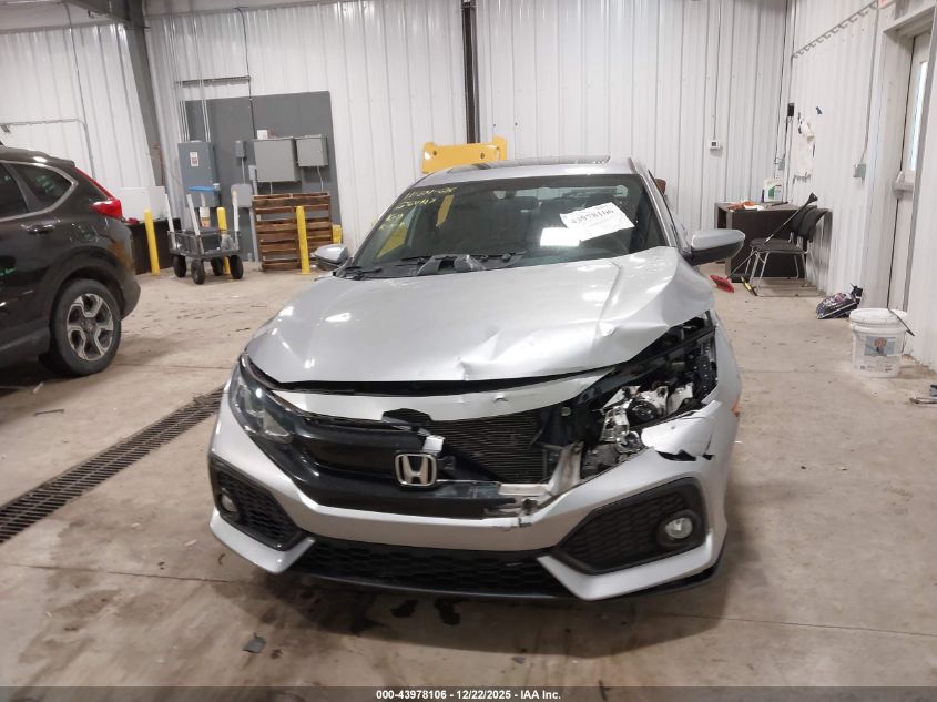 2018 Honda Civic Ex VIN: SHHFK7H52JU235451 Lot: 43978106