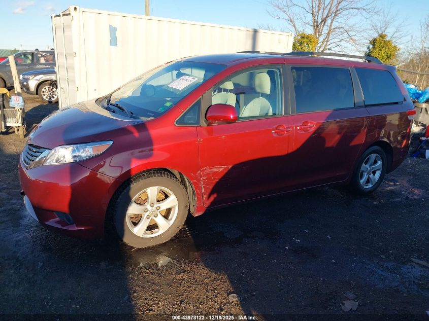 2011 Toyota Sienna Le V6 VIN: 5TDKK3DC8BS093780 Lot: 43978123