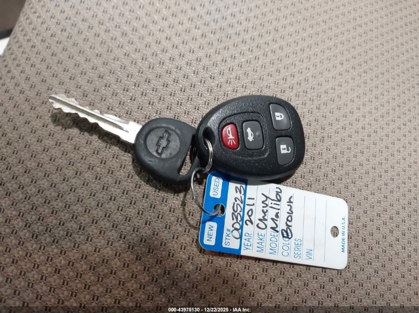 2011 Chevrolet Malibu Ls VIN: 1G1ZB5E17BF250330 Lot: 43978130