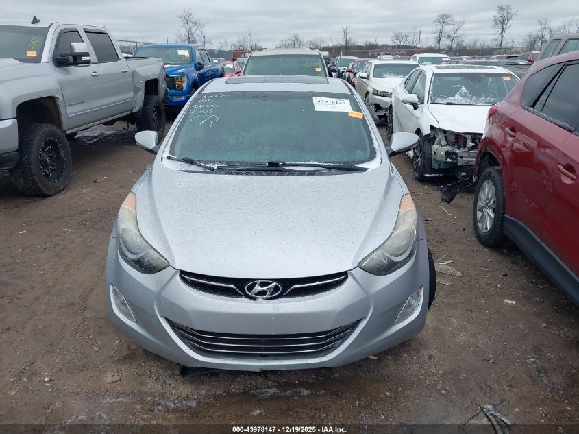 2013 Hyundai Elantra Limited VIN: 5NPDH4AE1DH201961 Lot: 43978147