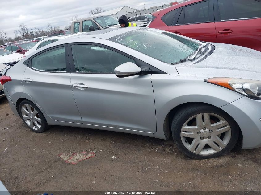 2013 Hyundai Elantra Limited VIN: 5NPDH4AE1DH201961 Lot: 43978147