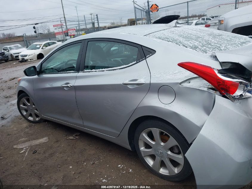 2013 Hyundai Elantra Limited VIN: 5NPDH4AE1DH201961 Lot: 43978147