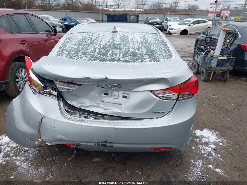 2013 Hyundai Elantra Limited VIN: 5NPDH4AE1DH201961 Lot: 43978147